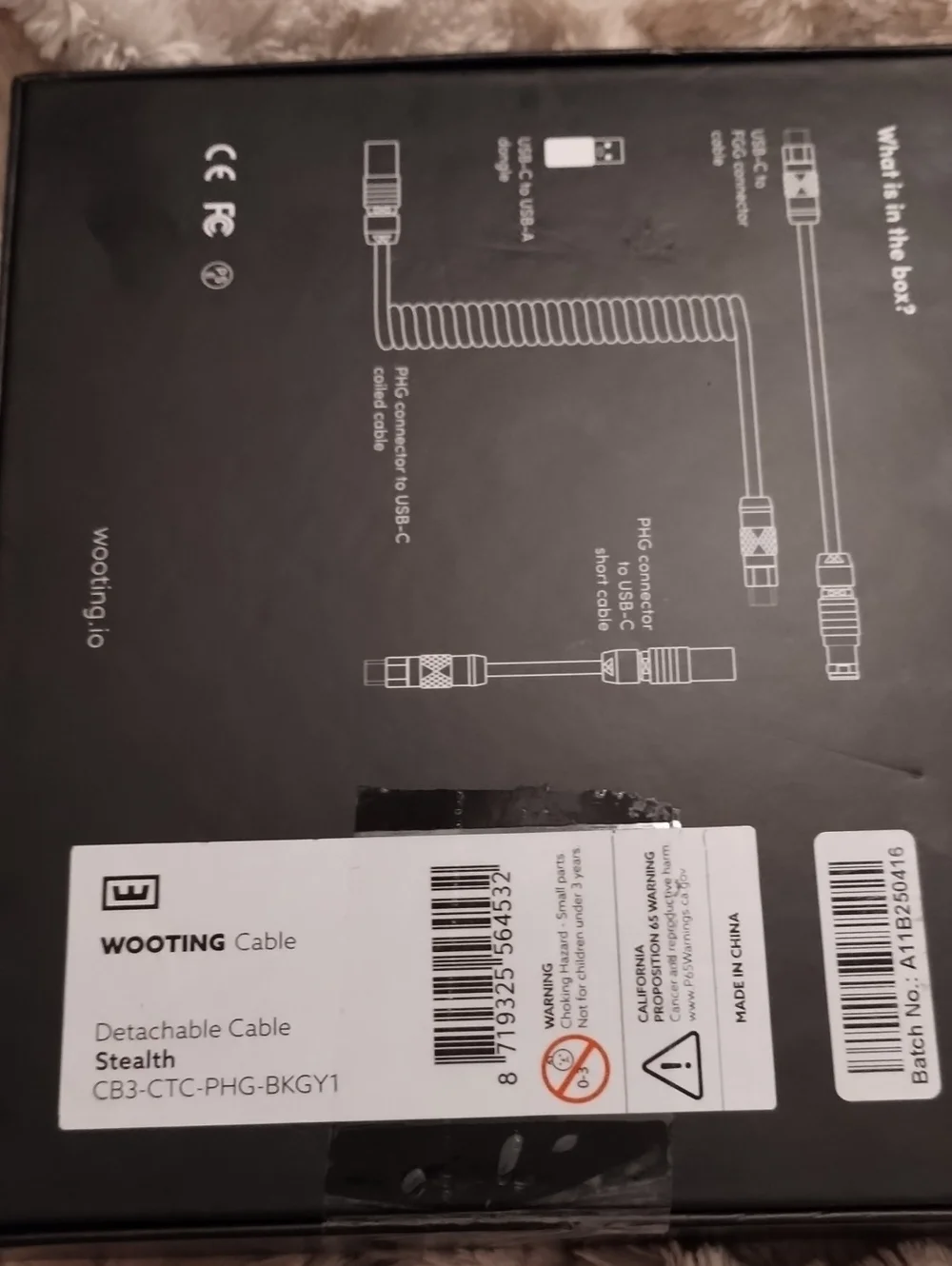 New E Wooting Cable